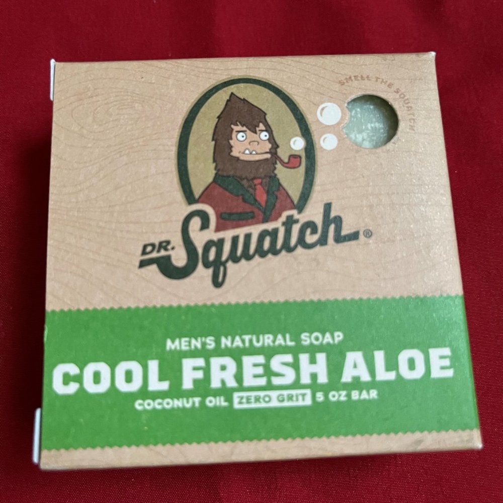 Dr. Squatch Natural Bar Soap, Cool Fresh Aloe, 5 oz